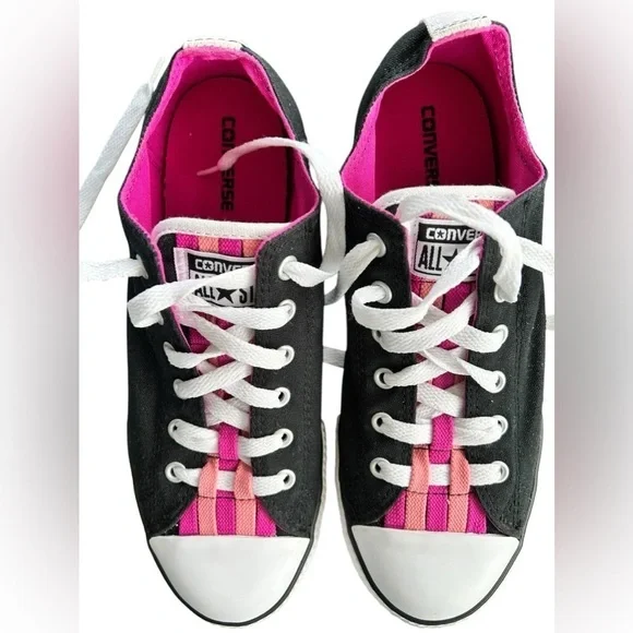 CONVERSE ALL STAR CHUCK TAYLOR Loopholes Low Top Sneakers Jr5.5 W7.5-8 EC - Picture 7 of 10